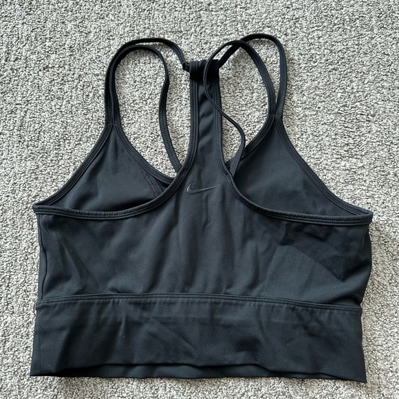 Nike - Dri-Fit Cropped Training Tank Laced Bra - Size M - Picture 4 of 5